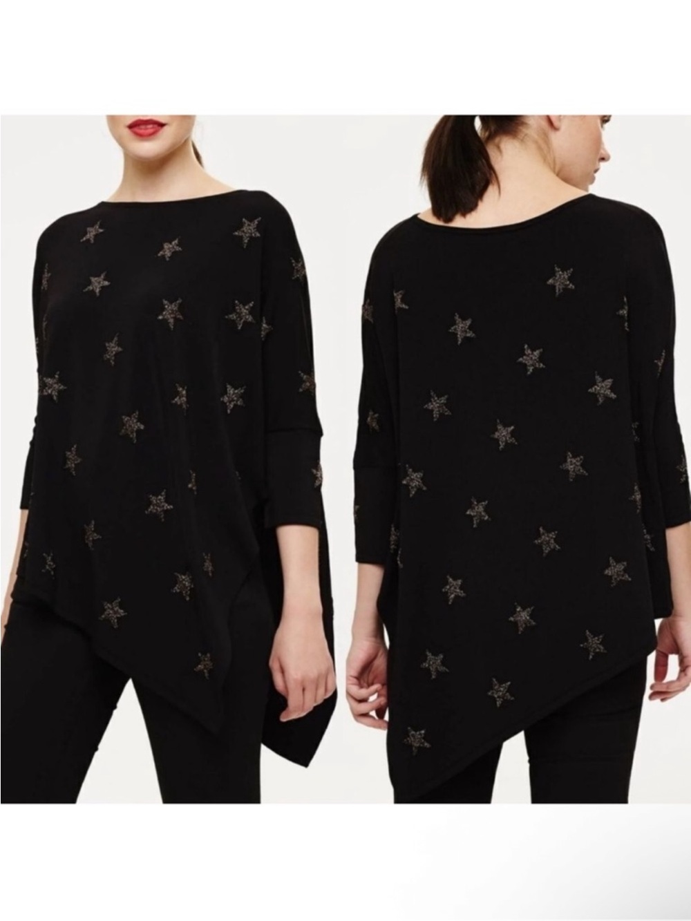 PHASE EIGHT Sachi Star Shimmer Knitted Jumper M